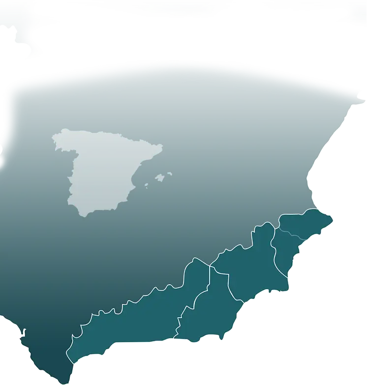 spain regions map